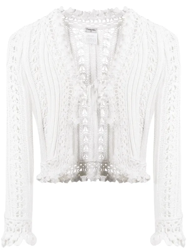 White crochet cardigan Clearance
