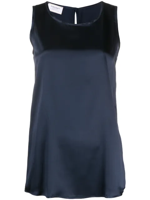 Wild Cashmere crew neck sleeveless top