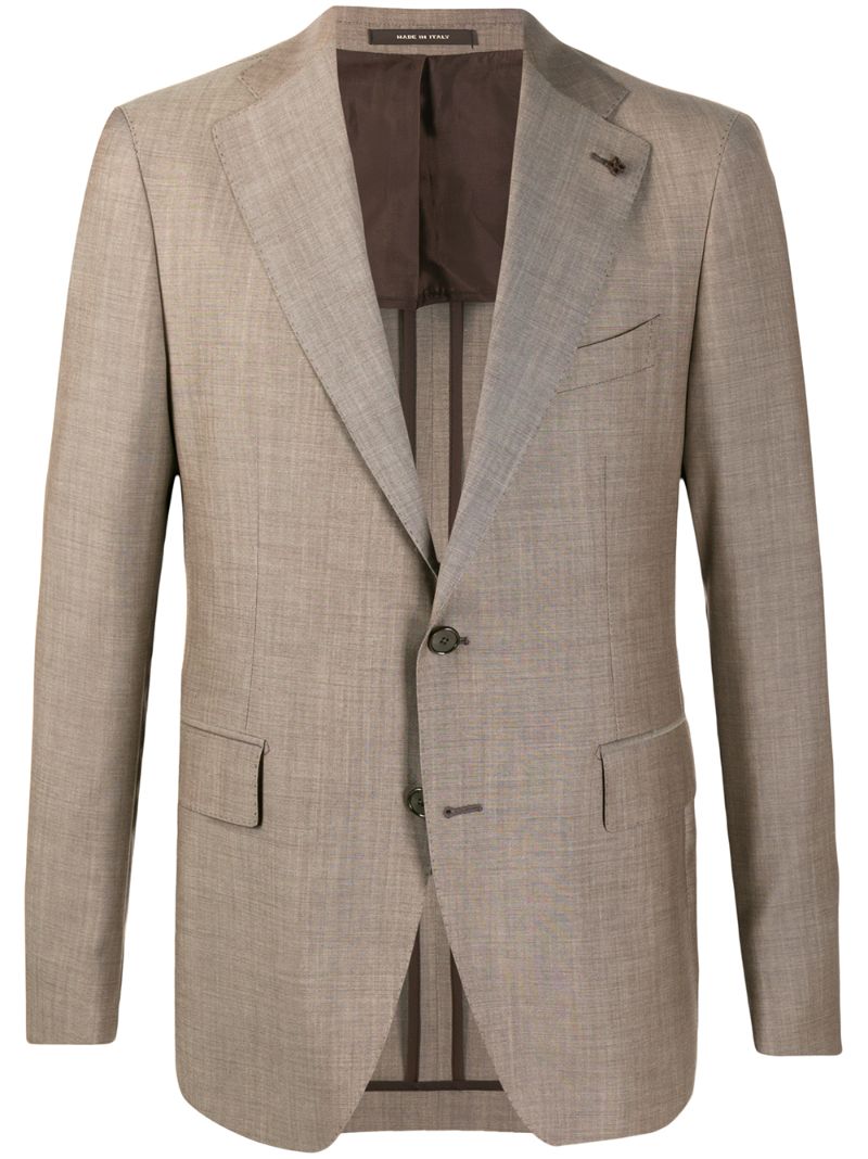 Tagliatore Regular Fit Two Piece Suit In Neutrals