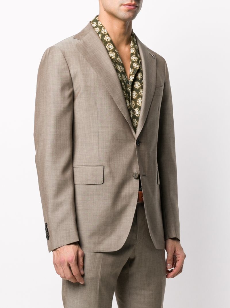 Shop Tagliatore Regular Fit Two Piece Suit In Neutrals