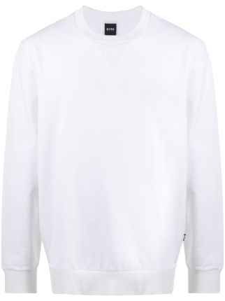 white sweatshirt plain