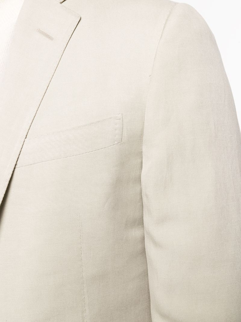 Shop Corneliani Single Breasted Suit In Neutrals