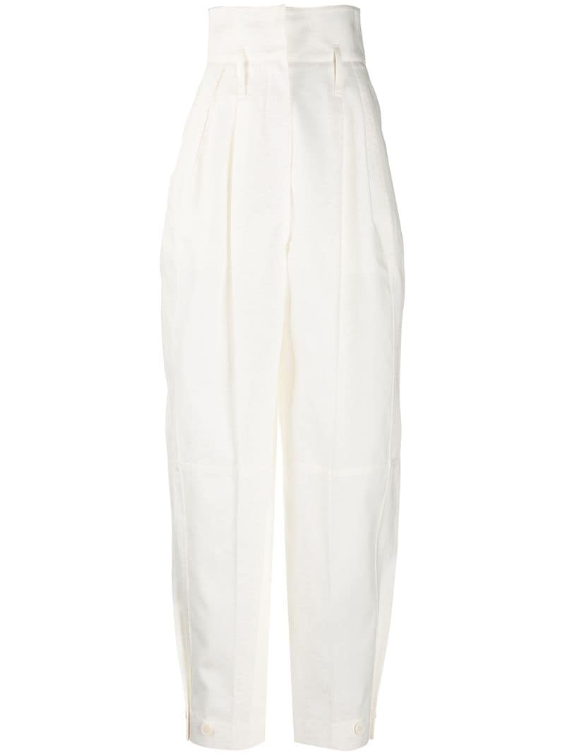 GIVENCHY HIGH-WAISTED TAPERED TROUSERS