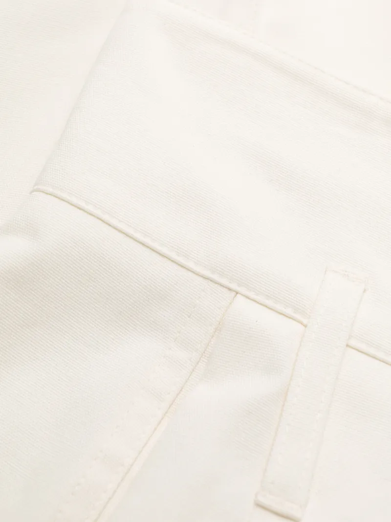 Givenchy High-waisted Tapered Trousers In White