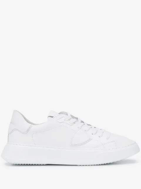 Philippe Model Paris temple low leather sneakers