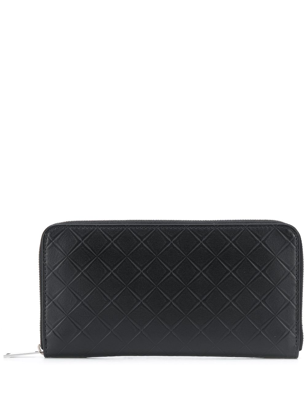 фото Bottega veneta intrecciato weave embossed wallet