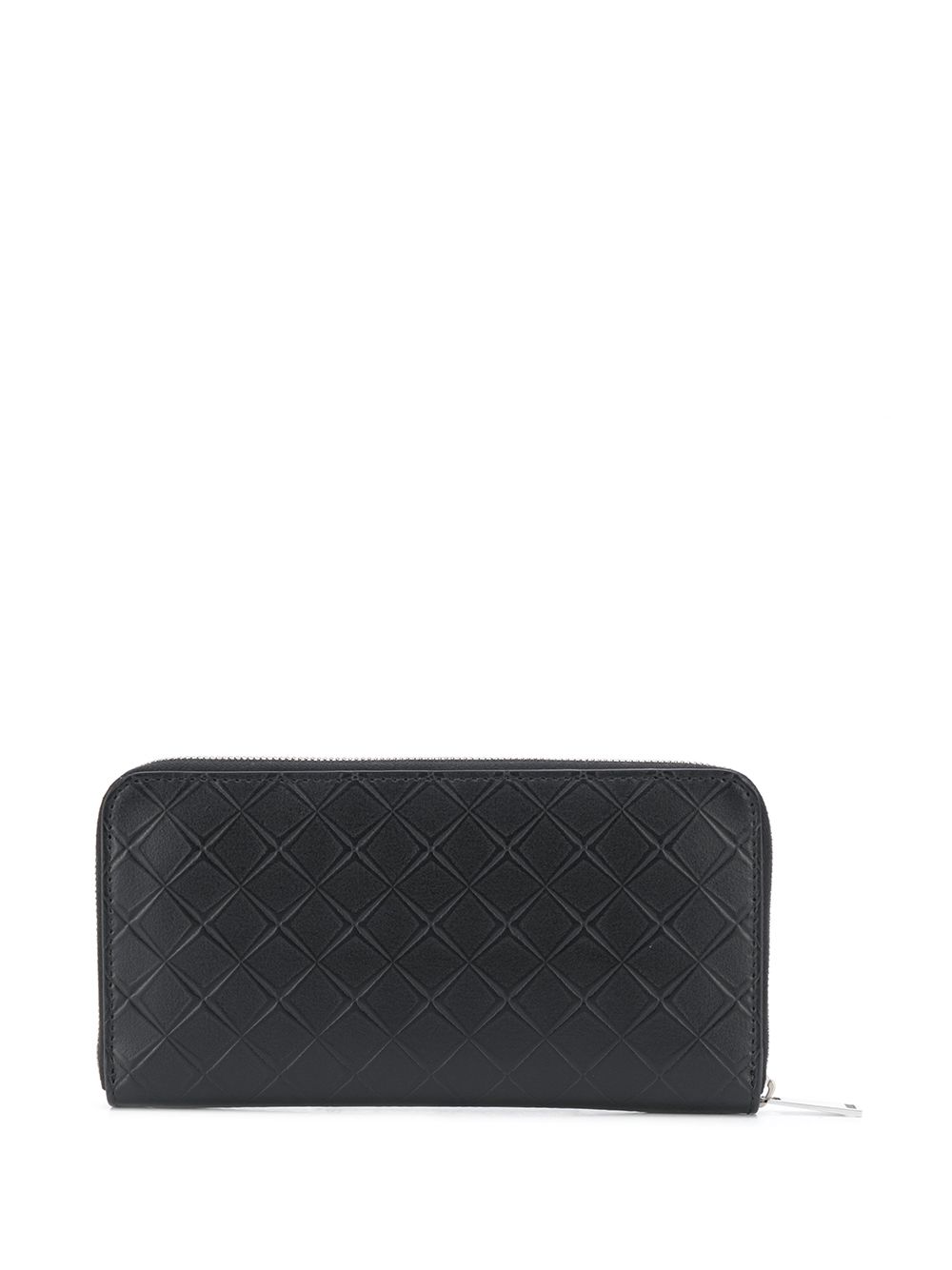 фото Bottega veneta intrecciato weave embossed wallet