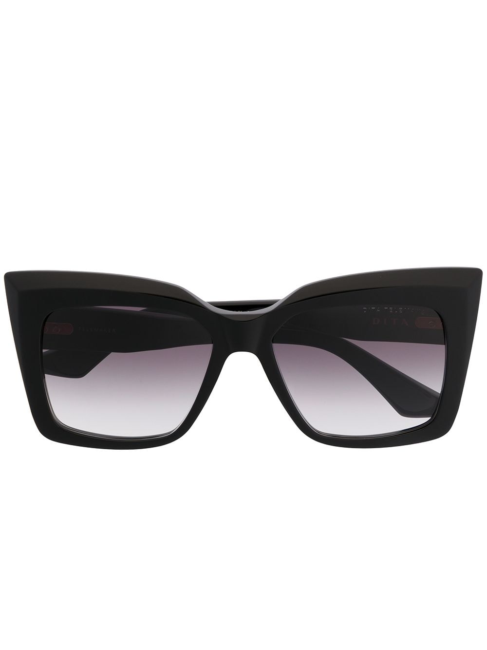 Dita Eyewear Square Tinted Sunglasses In Black