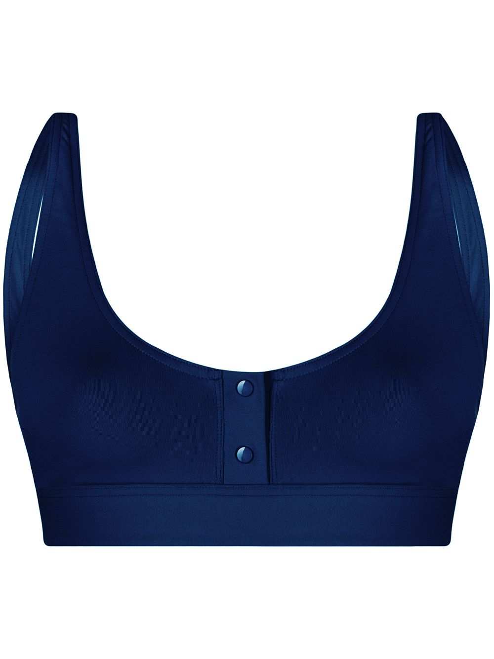 Eres Button-plaquet Bikini Top In Blue