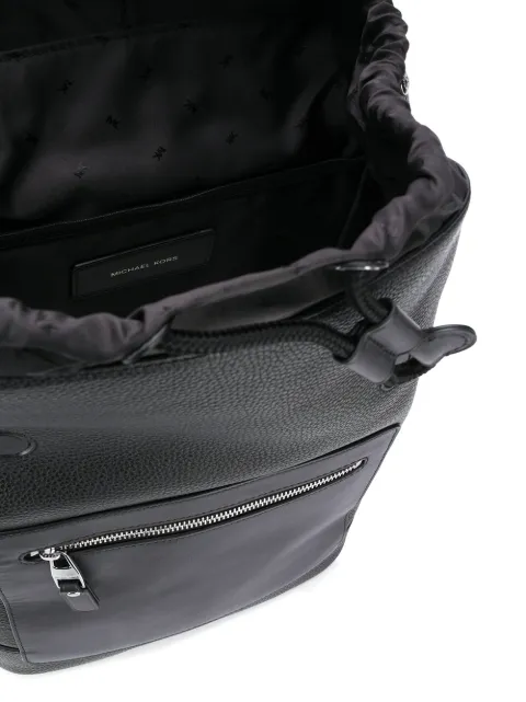 hudson pebbled leather backpack