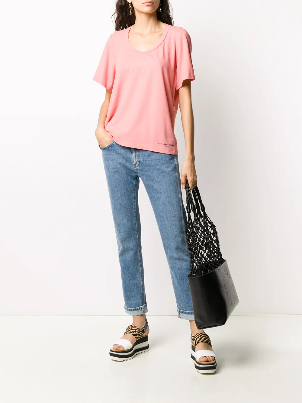 фото Stella mccartney футболка с логотипом