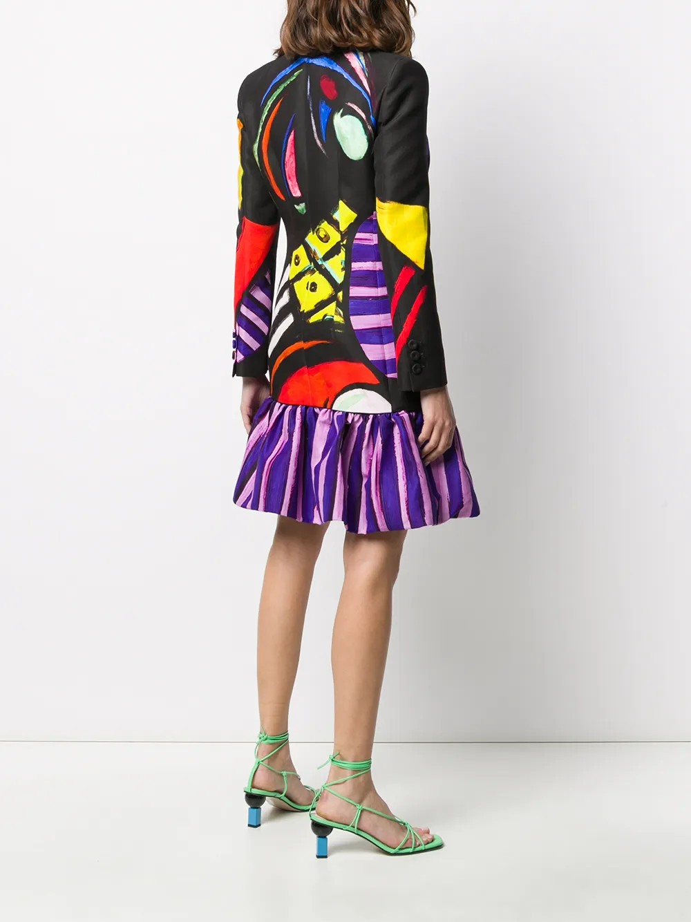 Moschino Jurk met print Zwart