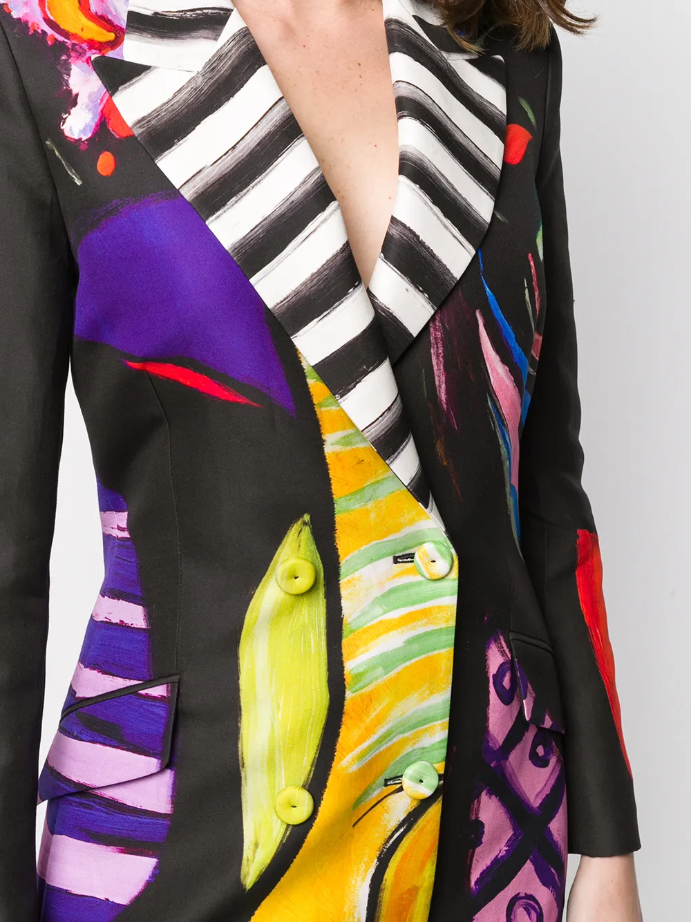 Moschino Jurk met print Zwart