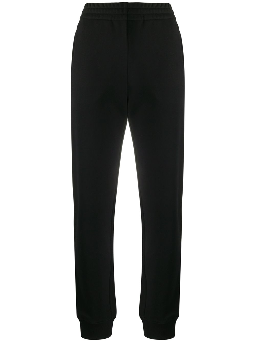 Moschino Embroidered Pocket Track Pants In Black