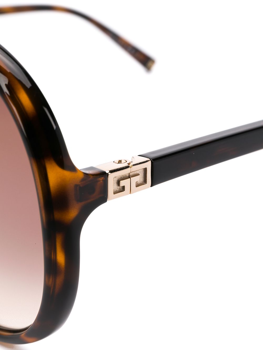 фото Givenchy eyewear oversized tortoiseshell sunglasses