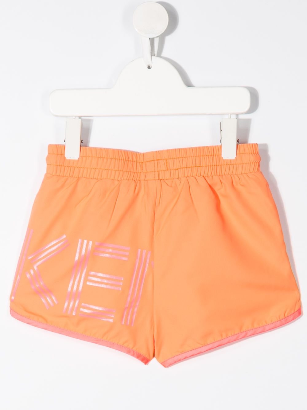 фото Kenzo kids logo-print track shorts