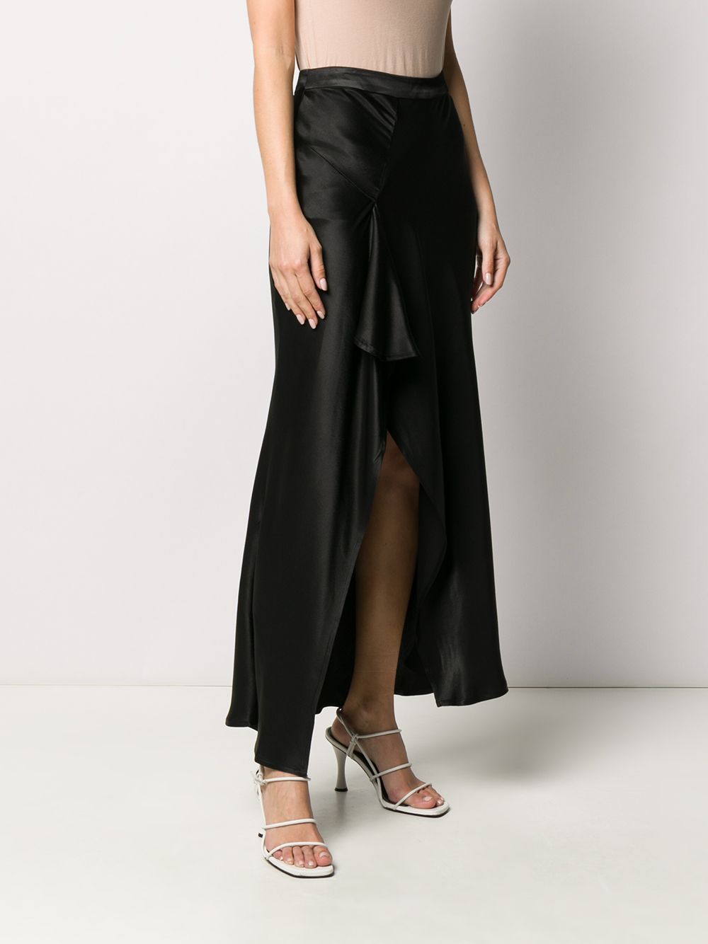 фото Ainea ainea satin asymmetric skirt