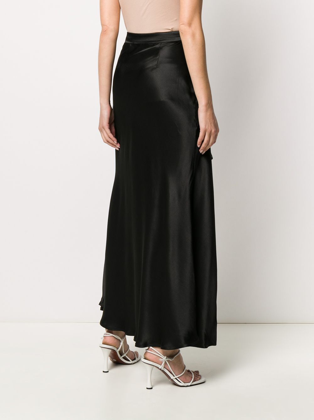 фото Ainea ainea satin asymmetric skirt