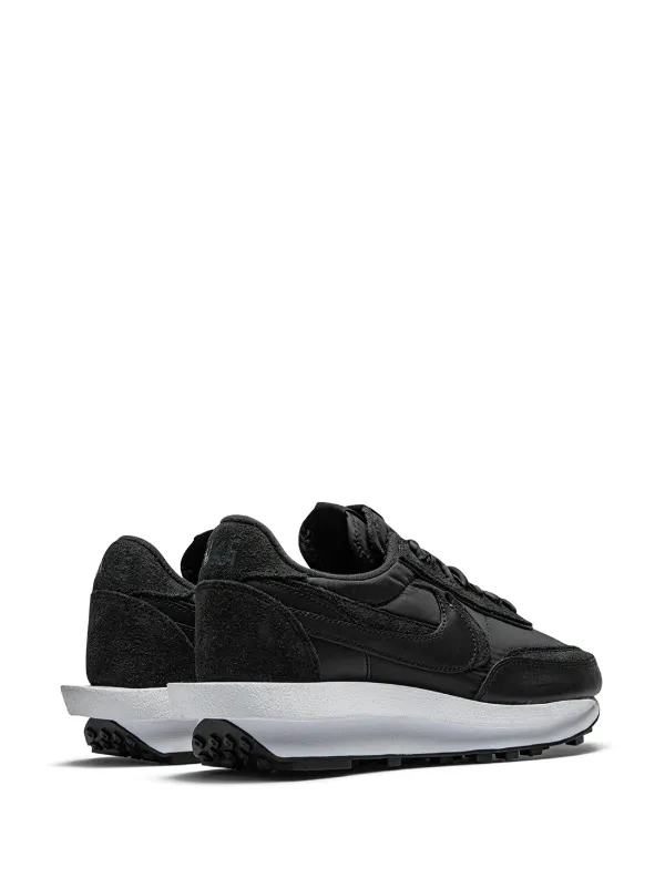 Nike LDWaffle Black Nylon 运动鞋- Farfetch