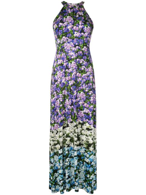 Mary Katrantzou floral print pleated skirt dress 