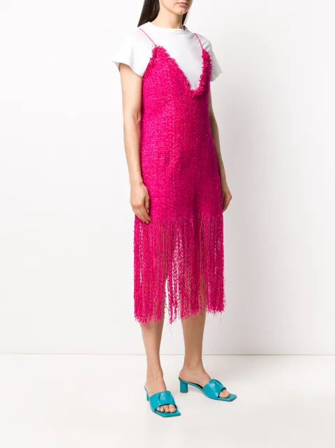 msgm tweed dress