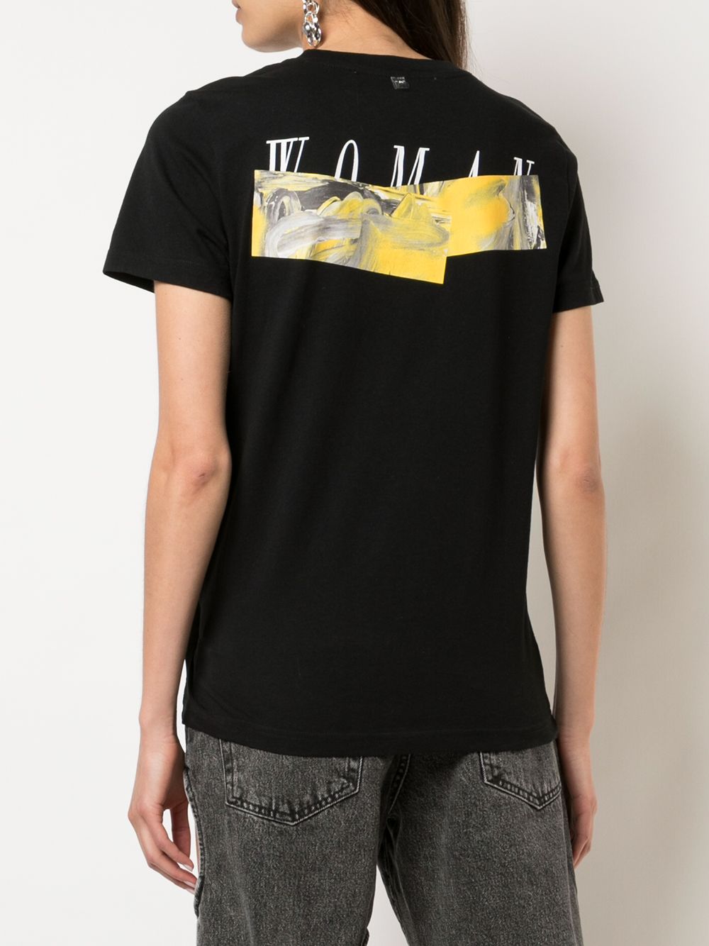 фото Off-white футболка с абстрактным принтом