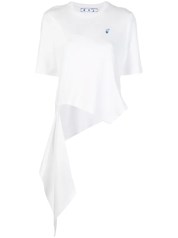 Off White アシンメトリー Tシャツ 通販 Farfetch