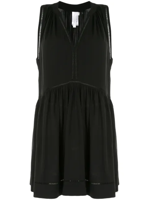Seafolly vestido con detalle escalonado