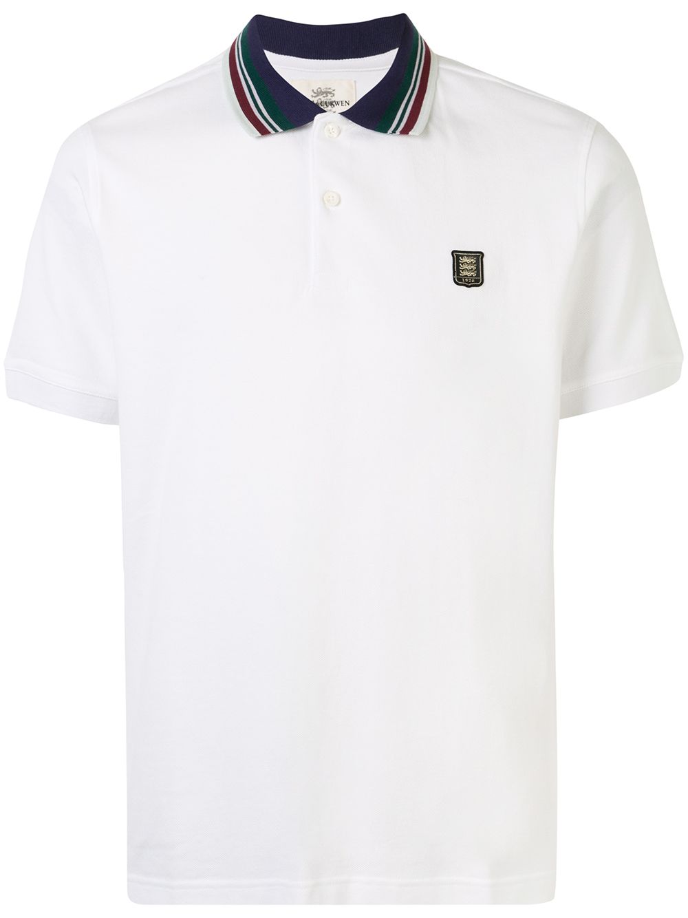 Kent & Curwen рубашка-поло с вышивкой Белый K39H9TM13090 15252635