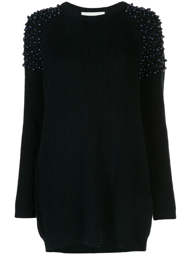 crew neck jumper dress