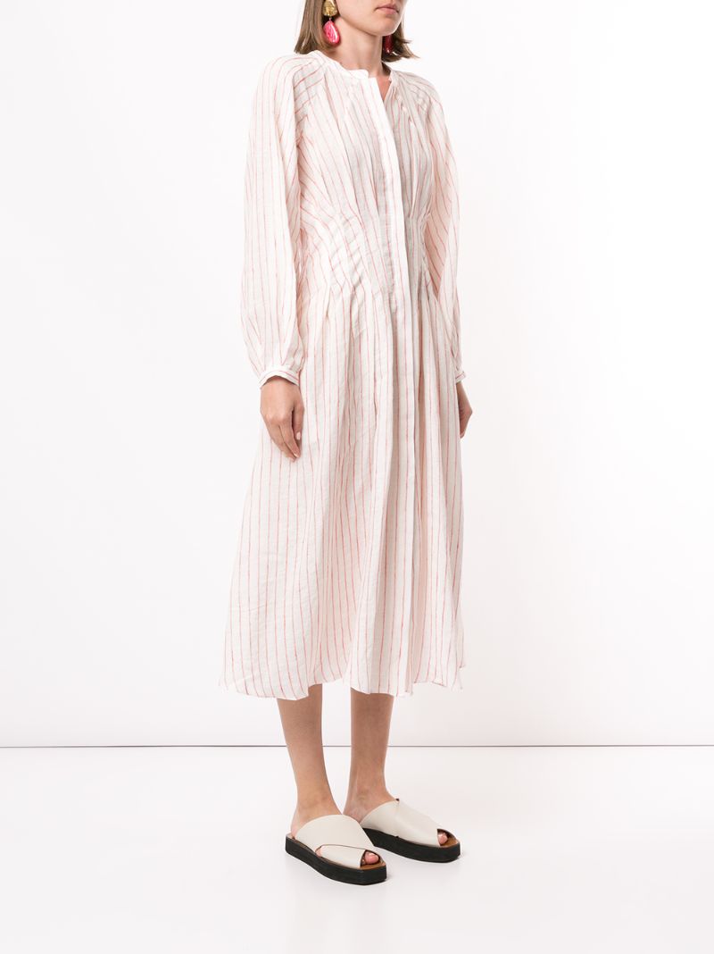 Shop Three Graces Valeraine Button Down Dress In White