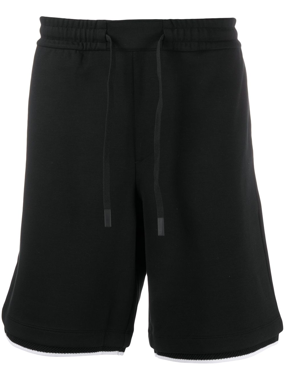 фото Theory contrast trim drawstring track shorts