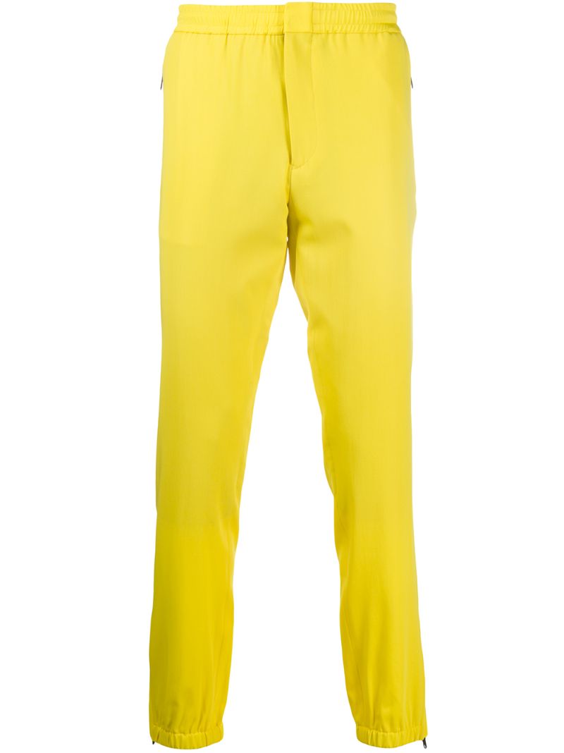 Paul Smith High-waisted Track Trousers In Yellow