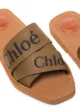 Image 2 of Chloé Woody logo sandals