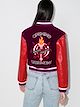 Opening Ceremony logo appliqué cropped varsity jacket