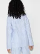 TEKLA striped organic cotton pyjama shirt