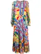 Image 1 of Stella Jean abstract print pleat dress