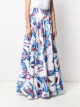 Stella Jean abstract print full skirt