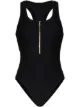 Image 1 of Heidi Klein Core zip-fastening swimsuit