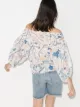 Chloé floral off-the-shoulder blouse