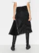 Sacai asymmetric panelled skirt
