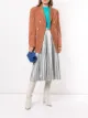 Image 2 of Tibi pleated metallic skirt