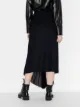 Chloé pleated chiffon wrap skirt