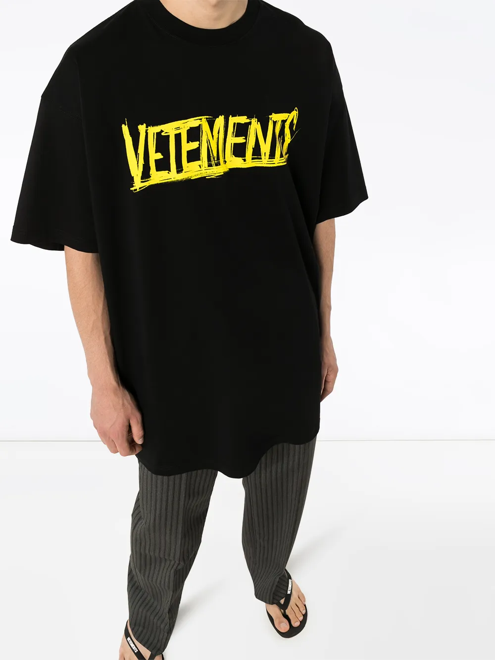 фото Vetements футболка с логотипом из коллаборации с big skull motorhead