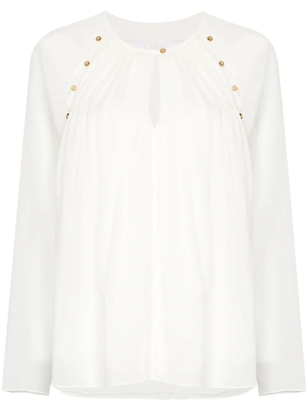 Chloé Oberteil Mit Cut-out-Kragen JUDw3 vFjv5 Chloé Oberteil Mit Cut-out-Kragen JUDw3 vFjv5