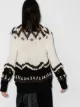 Sacai fair isle intarsia-knit jumper