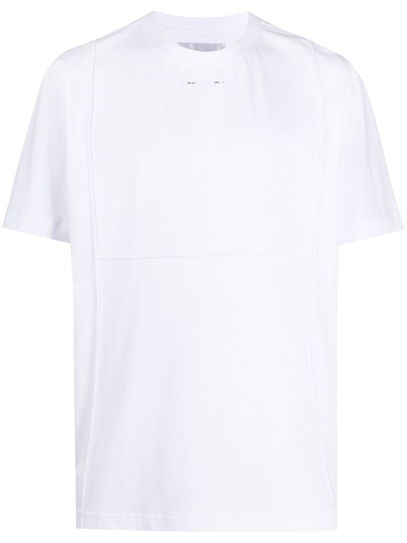 Shop Heliot Emil Micro Logo T-shirt In White