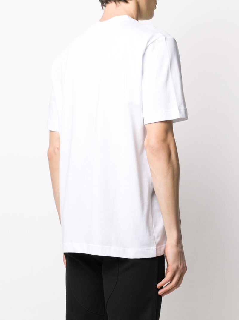 Shop Heliot Emil Micro Logo T-shirt In White