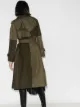Sacai belted double-breasted trench coat