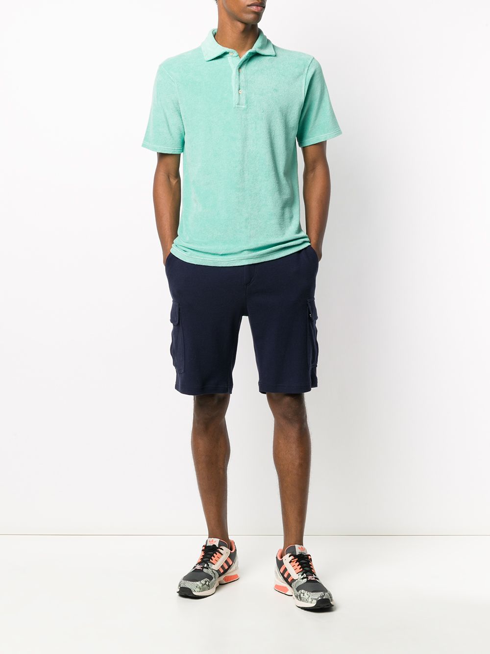 фото Drumohr textured polo shirt